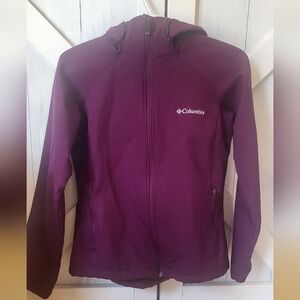 Purple Columbia jacket.